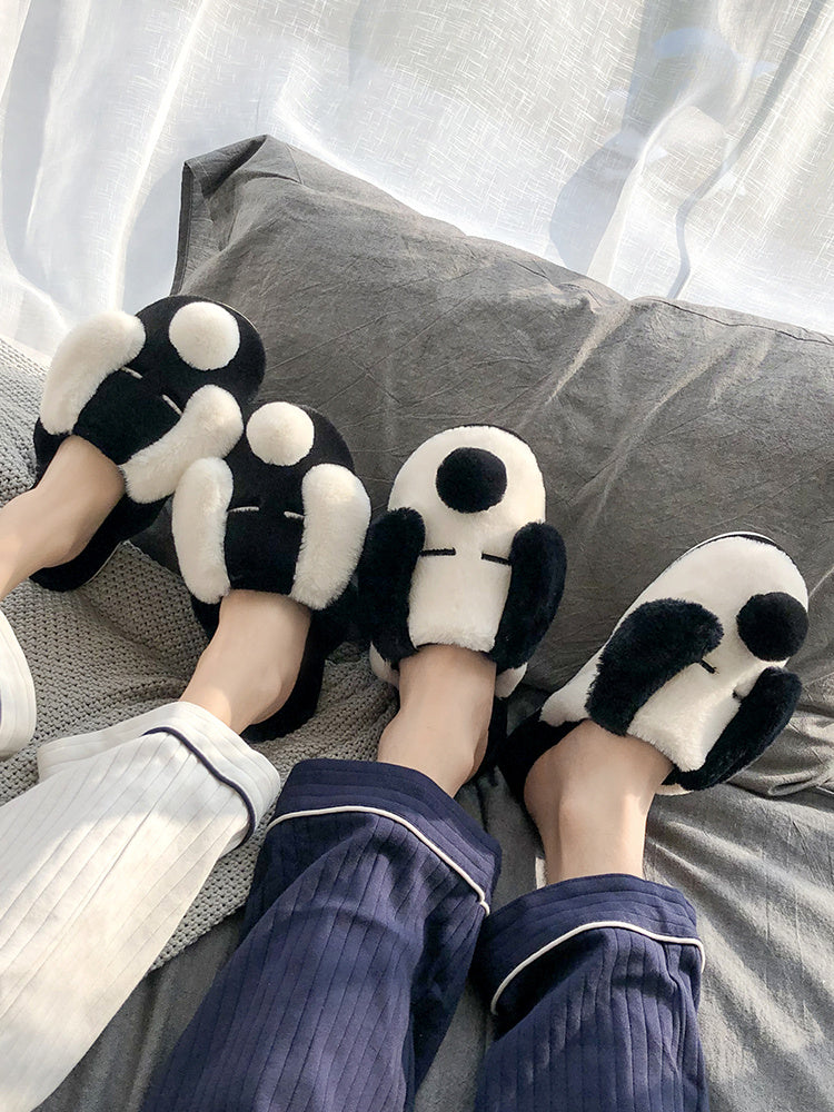 Couple cotton slippers