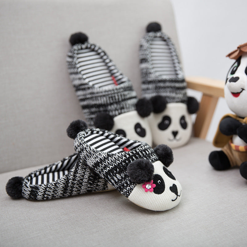 Children's animal cotton slippers