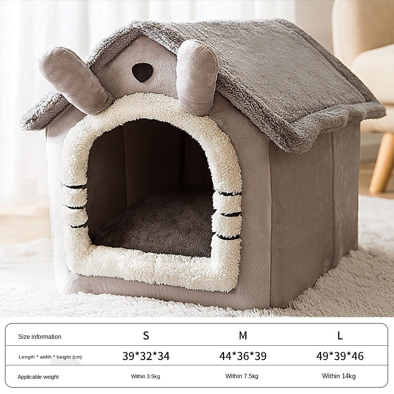 Pet Bed Small Dog Teddy Cat Litter Four Seasons Universal Dog House Dog Bed Pets Supplies