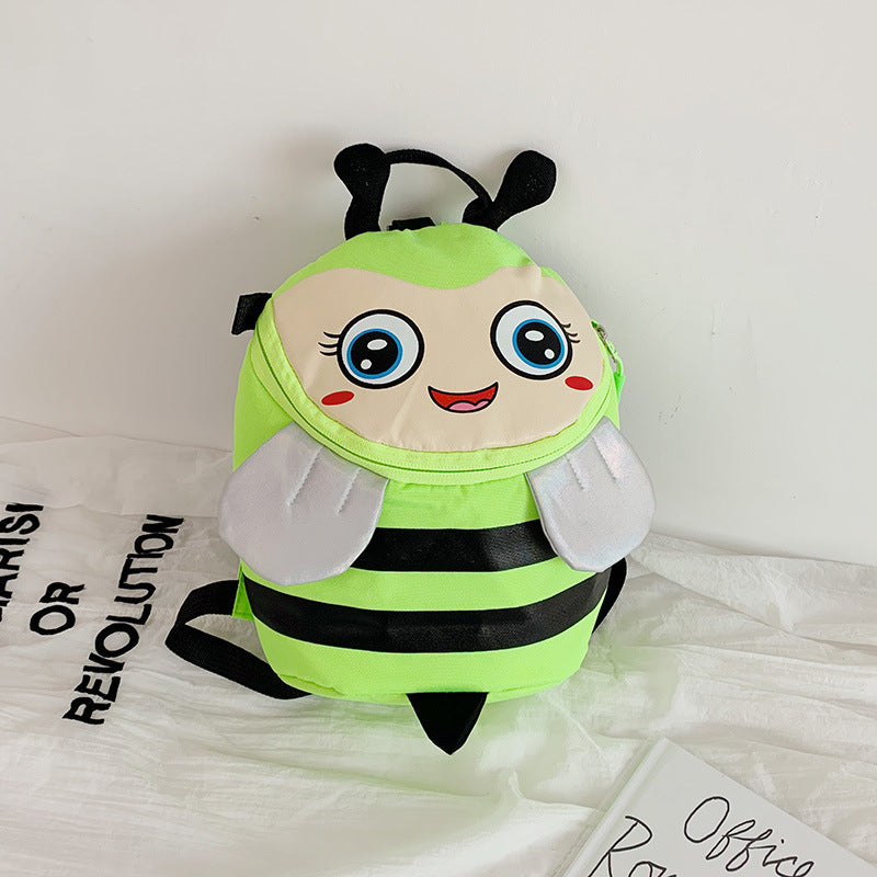 New Style Backpack Cute Bee Backpack Boys And Girls Schoolbags