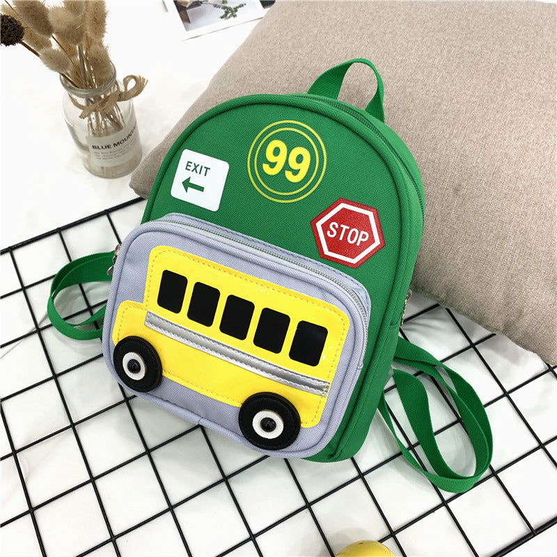 Heopono Durable Nice Little Children School Book Bag Small Boys Girls Cartoon Cute Mini Funny Back to School Backpack for Kids