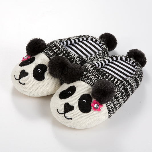 Children's animal cotton slippers