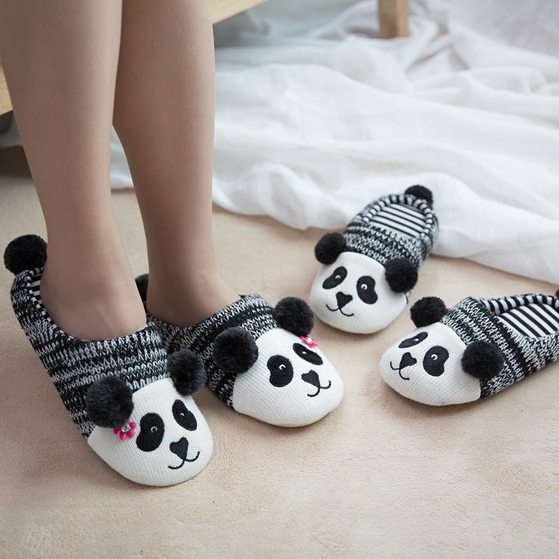 Children's animal cotton slippers