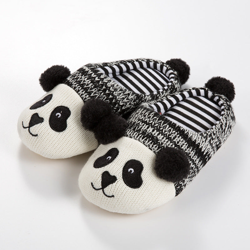 Children's animal cotton slippers