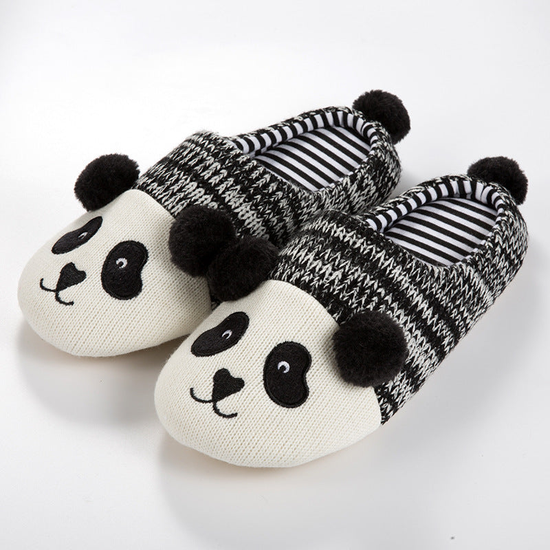 Children's animal cotton slippers