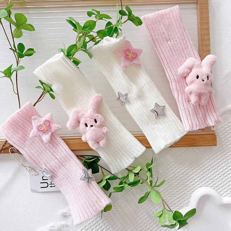 Cute Children Pile Style Kneelet Socks Korean Sweet Girl Warm Calf Socks Leg Warmers