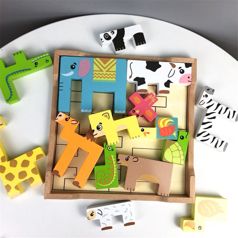 Puzzle wooden fun puzzle