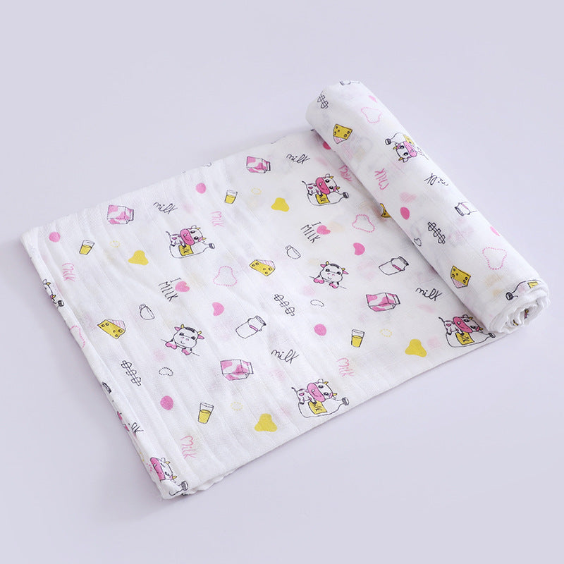 Newborn Blankets, Swaddling Towels, Bamboo Cotton Blankets