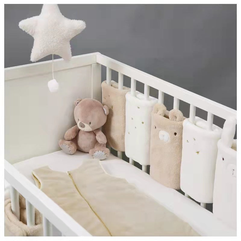 Crib Bed Circumference Newborn Anti-collision Cloth Split