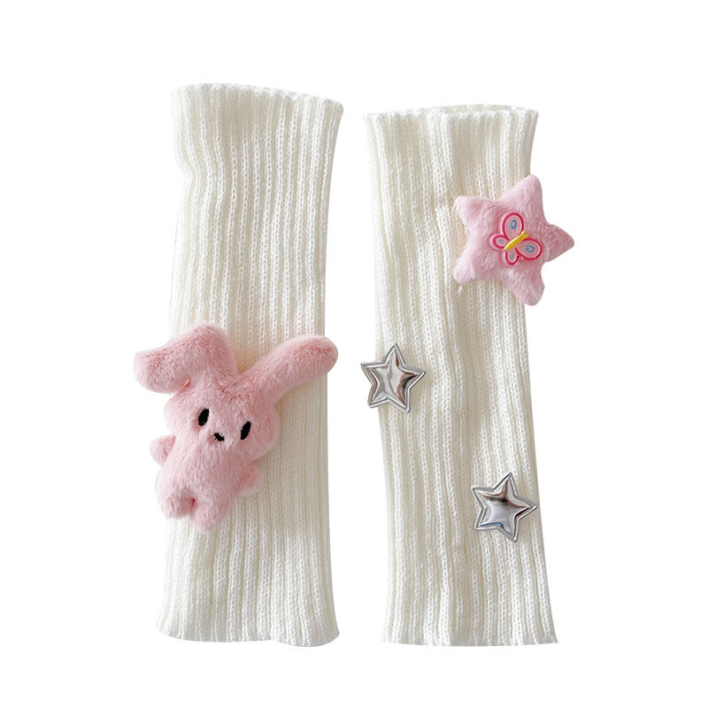 Cute Children Pile Style Kneelet Socks Korean Sweet Girl Warm Calf Socks Leg Warmers