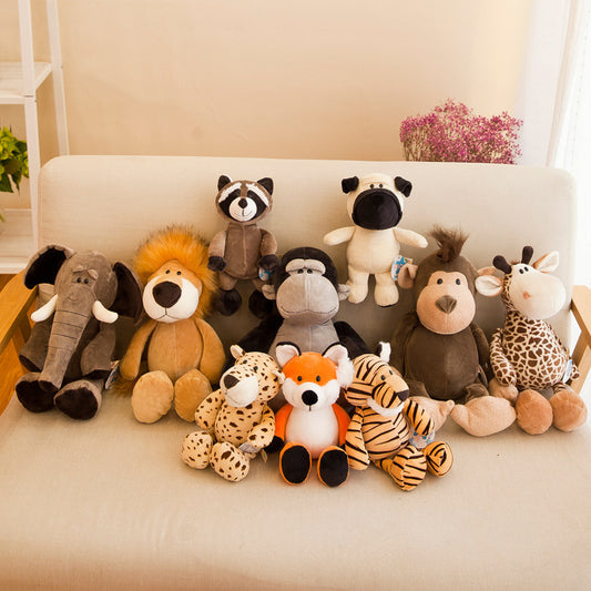 New Hot Sale Plush Toys Jungle Animal Dolls