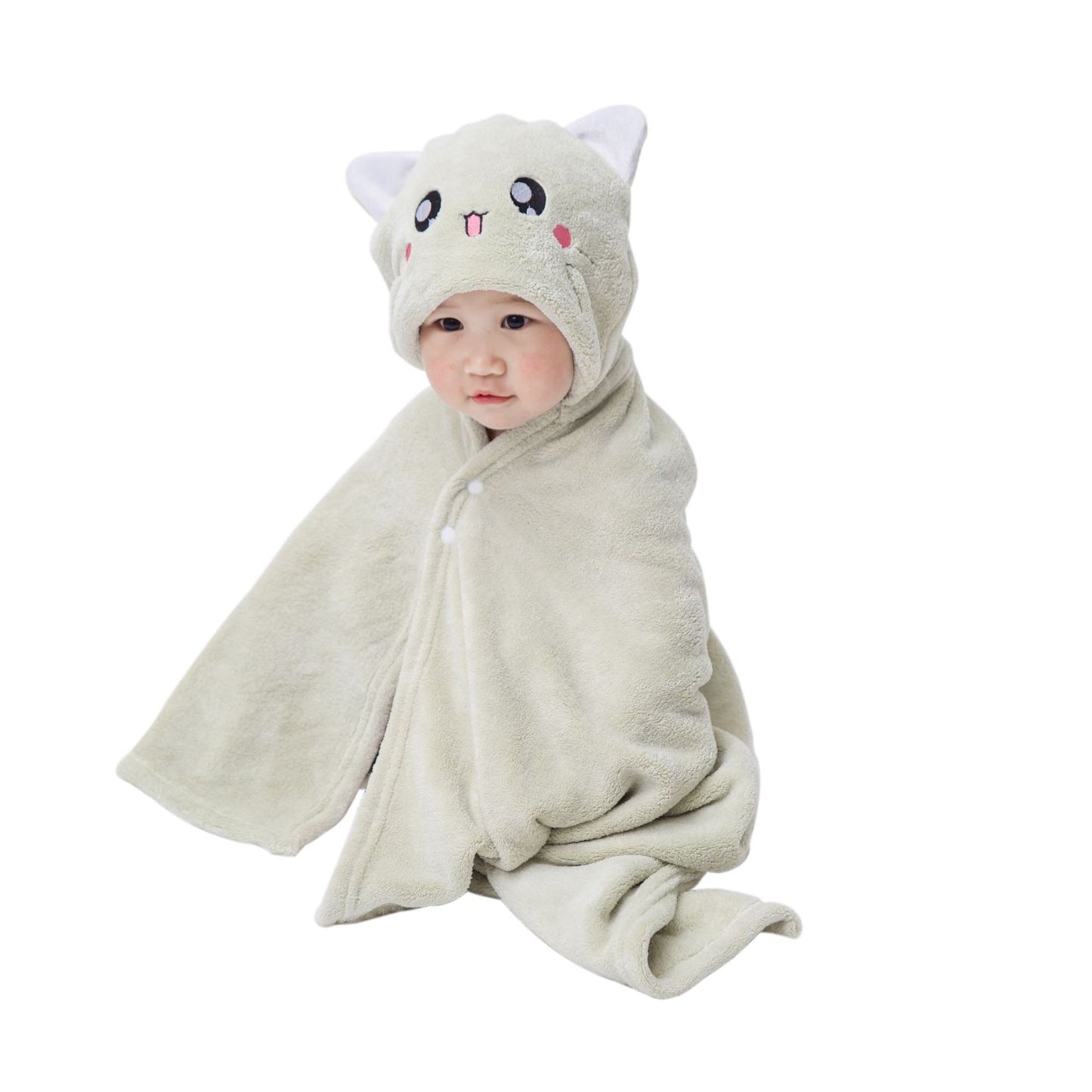 Children's Bath Towel Bathrobe Sand Blanket Scarf Cape Blanket