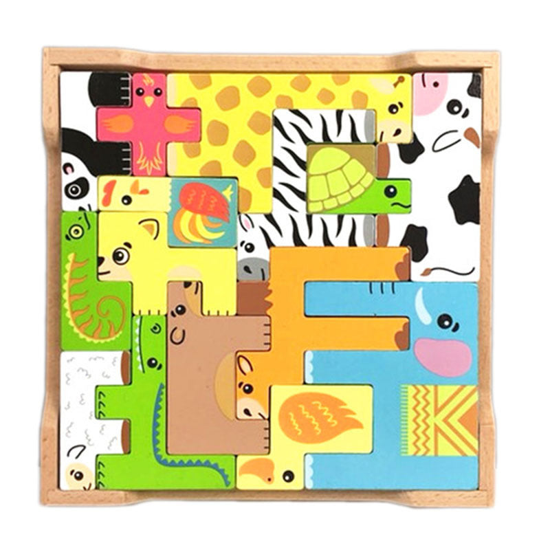 Puzzle wooden fun puzzle