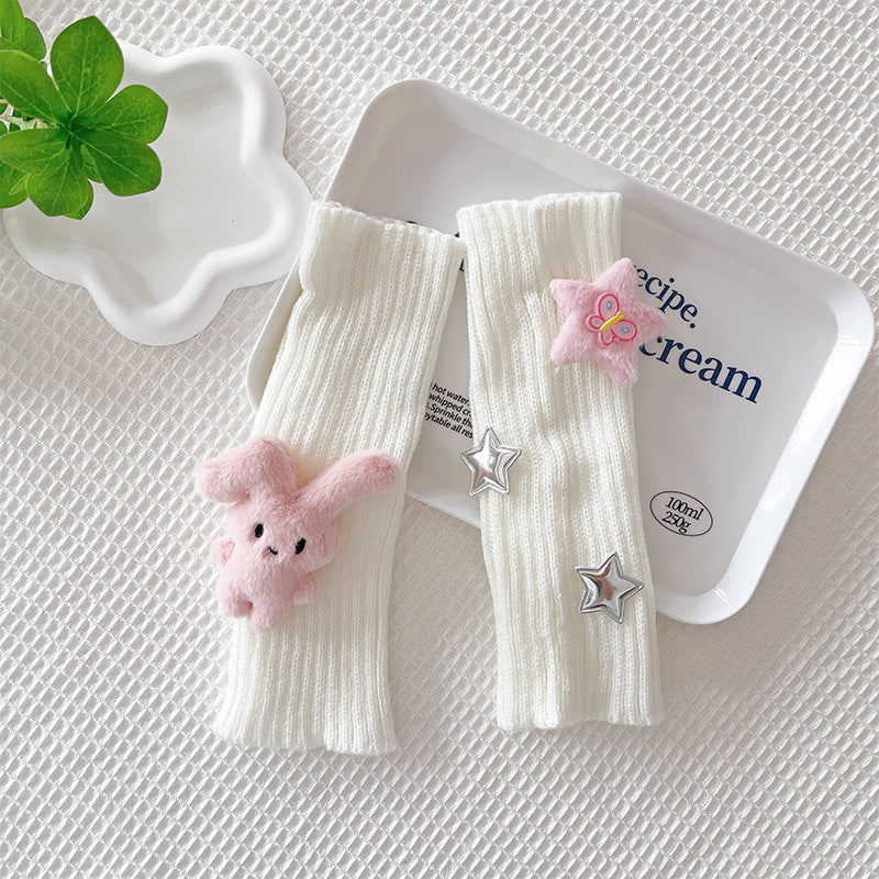 Cute Children Pile Style Kneelet Socks Korean Sweet Girl Warm Calf Socks Leg Warmers