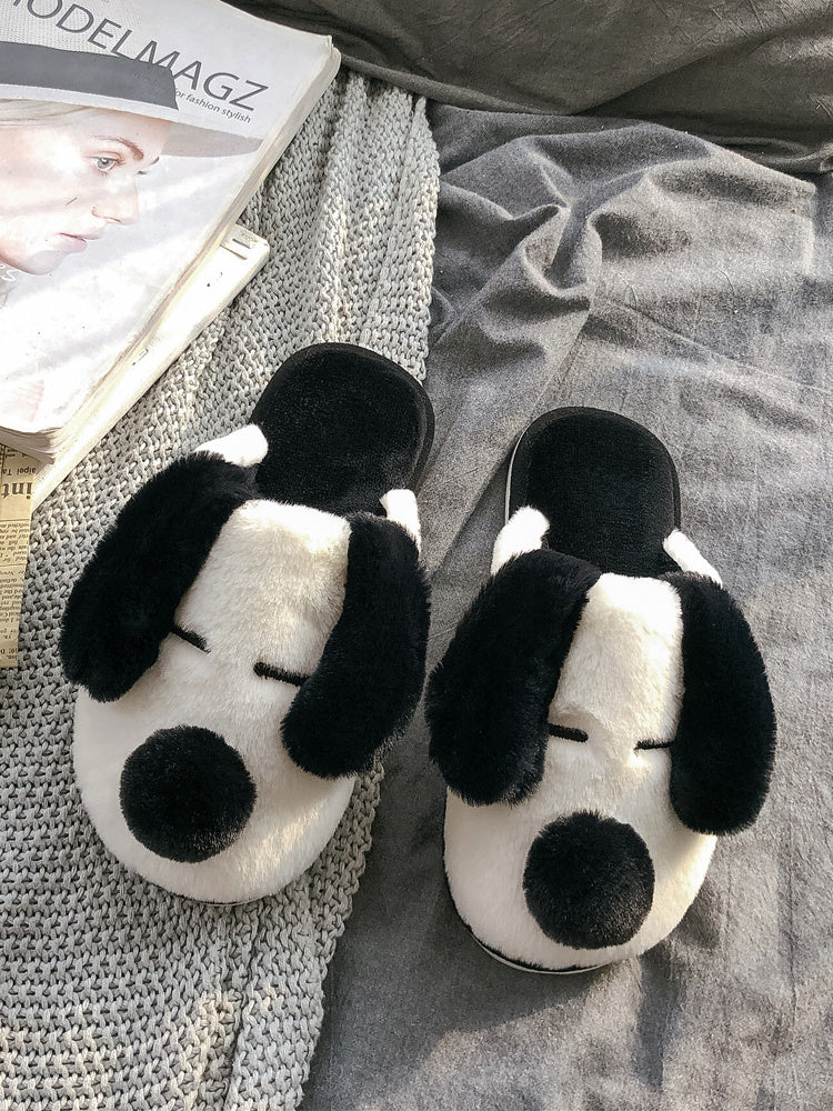 Couple cotton slippers