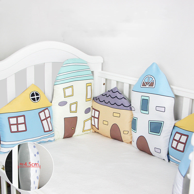 Nordic Style Crib Surround House Mountain  Baby Decoration